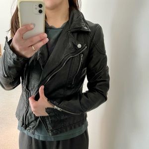 Free People Vegan Leather Jacket